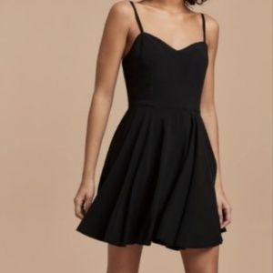Aritzia Talula black mini dress
